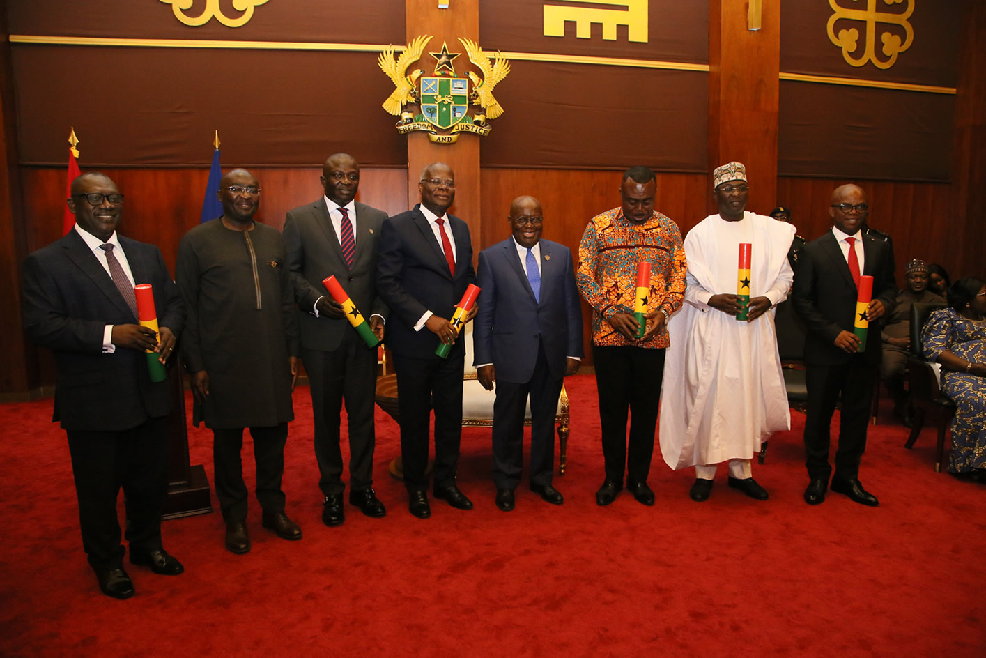 Akufo-Addo administers oath to 24 new ministers and deputy ministers ...